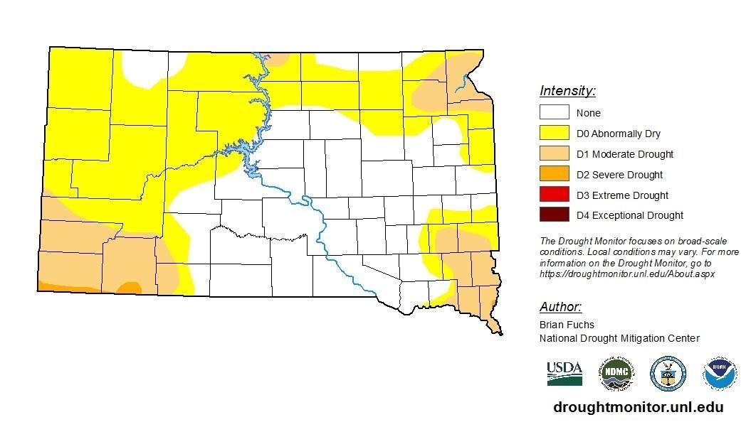 Drought Conditions Increase in South Dakota
